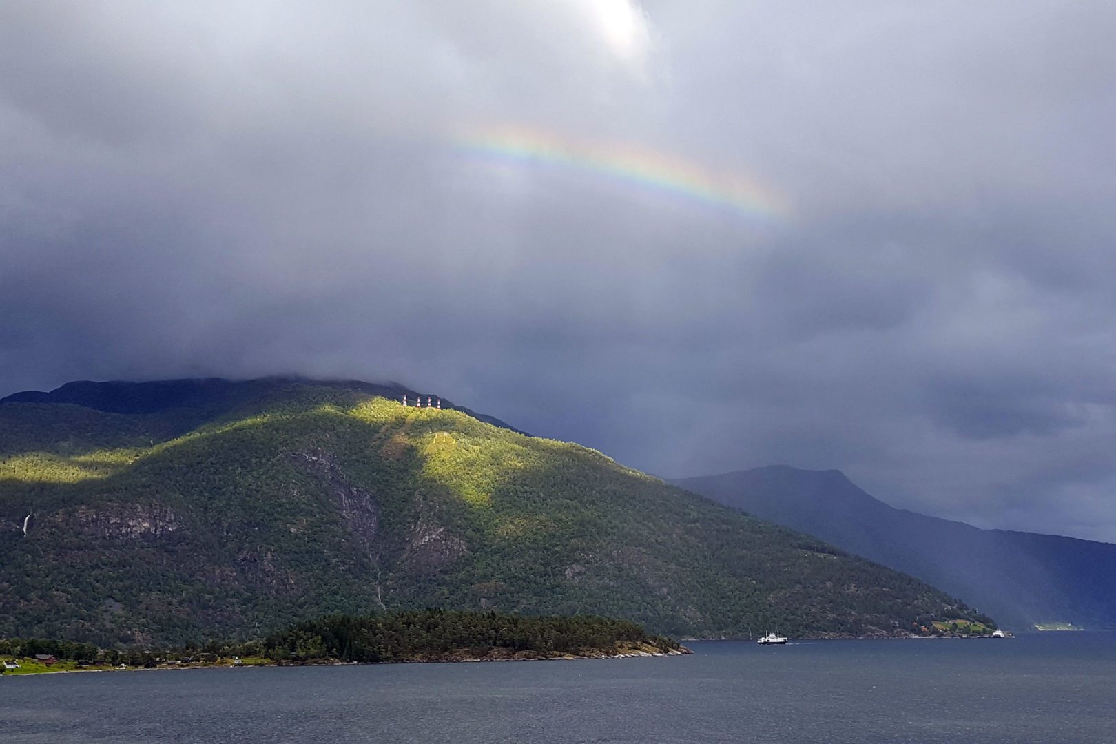 arcobaleno a sognefjord