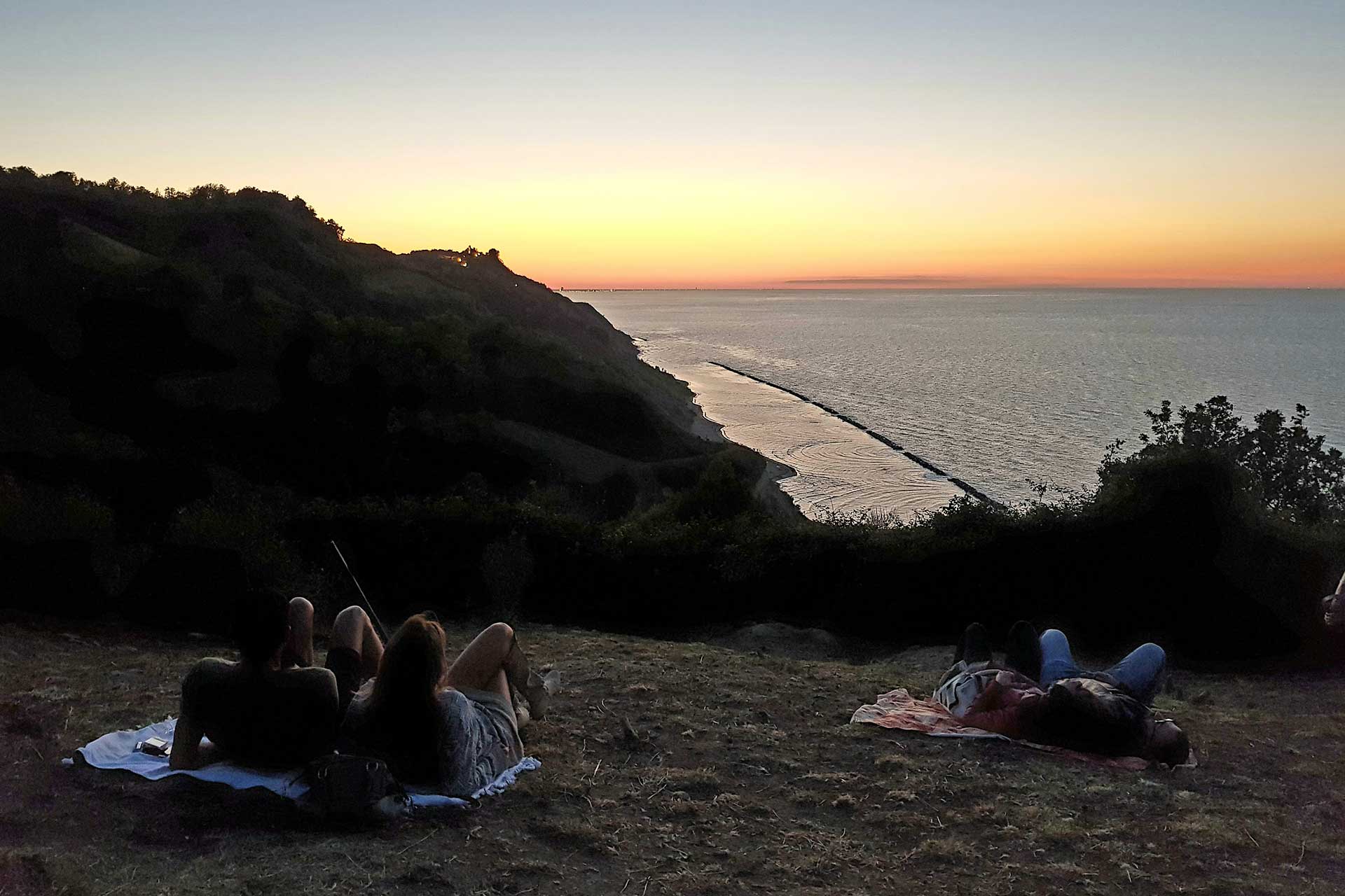 tramonto al parco san bartolo