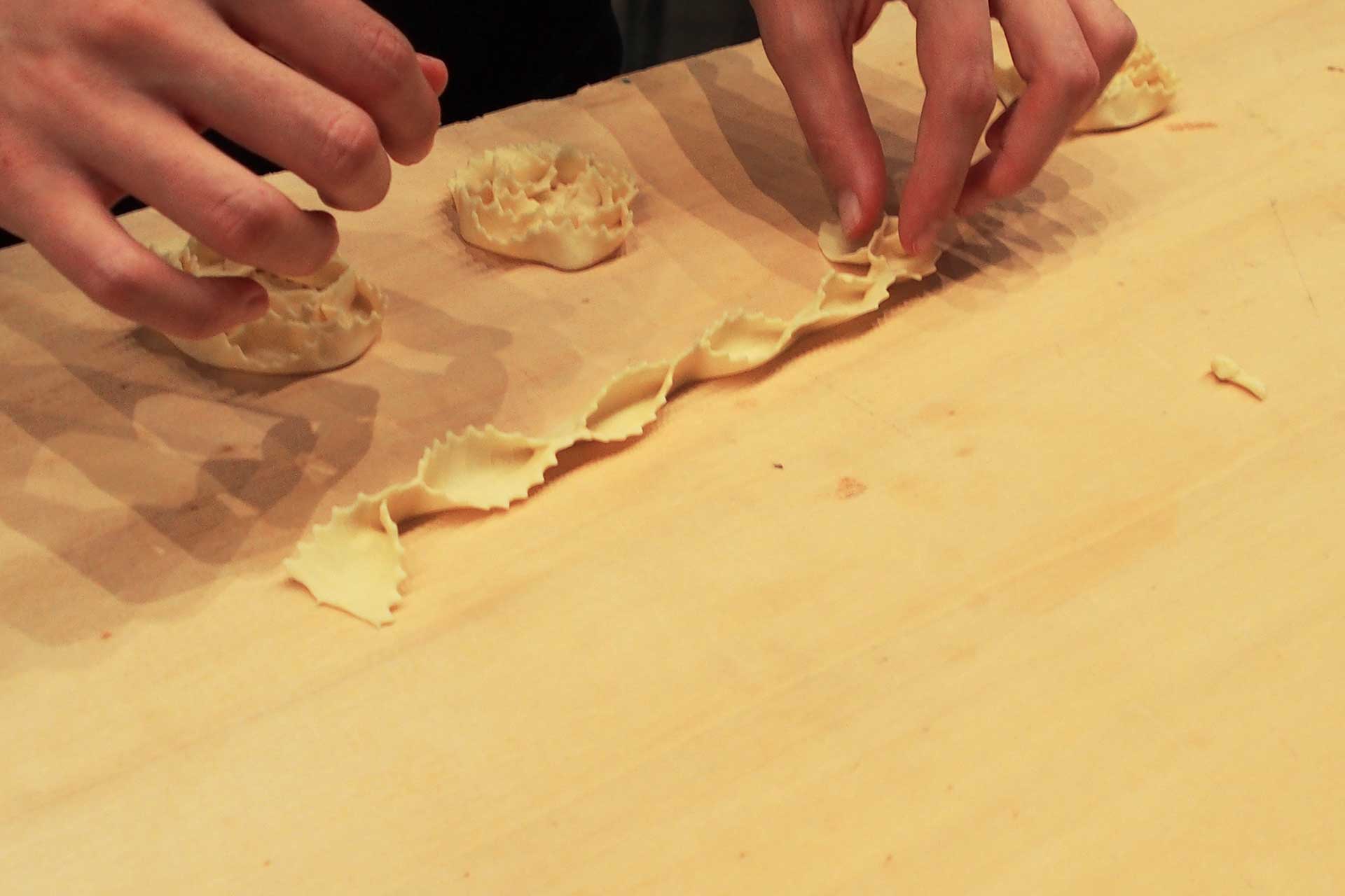 preparazione di dolci da forno