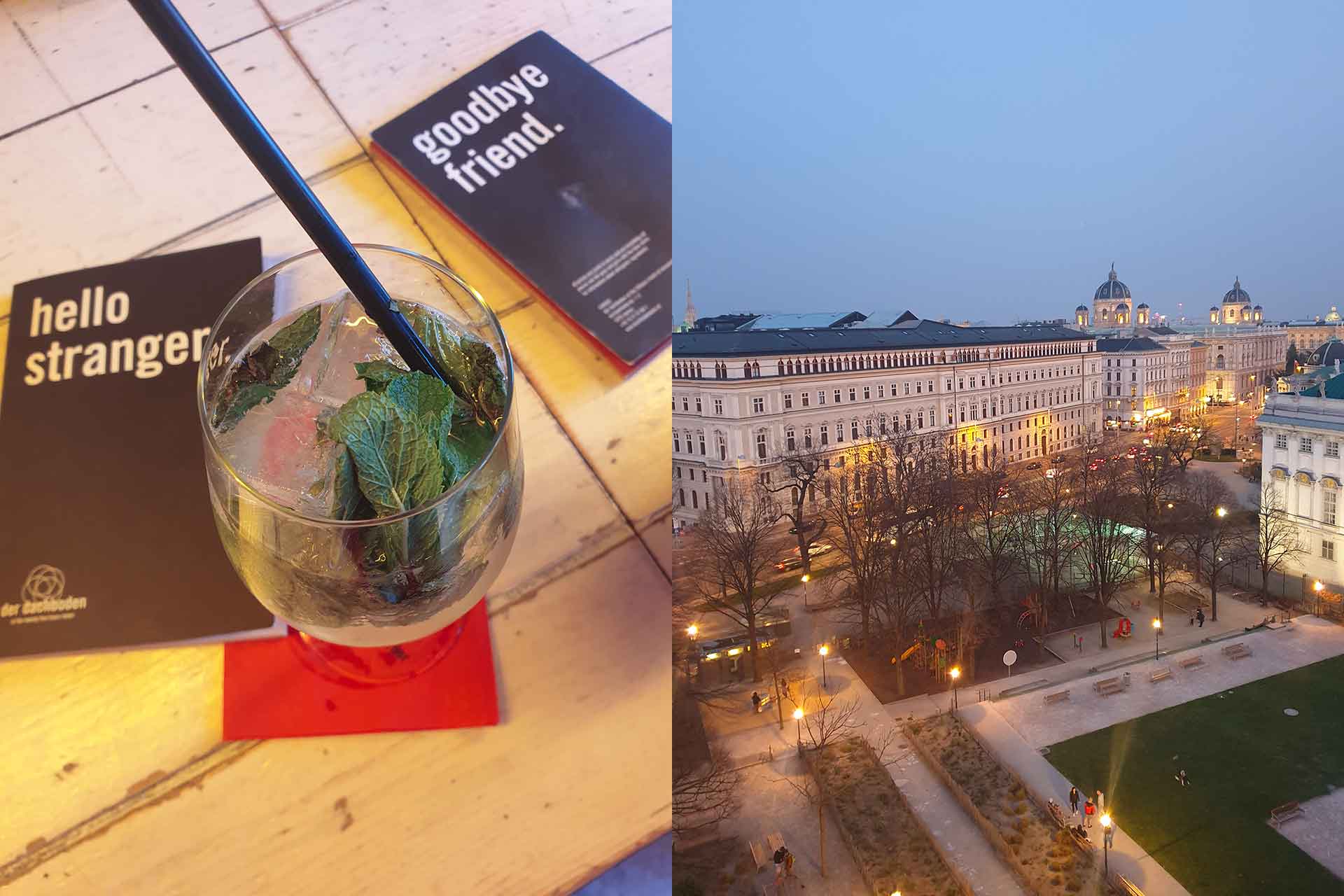 aperitivo sul rooftop vienna