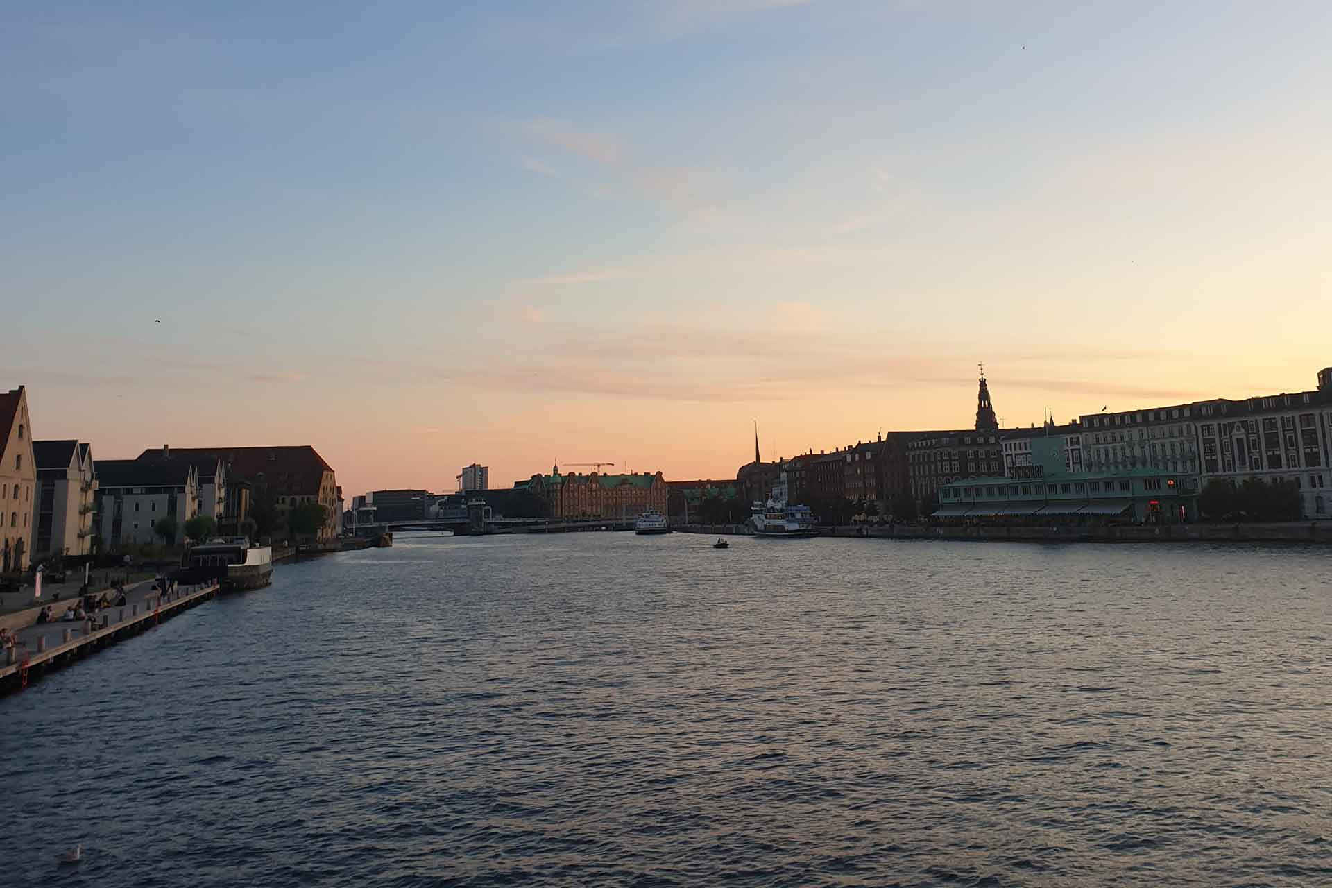 copenaghen tramonto