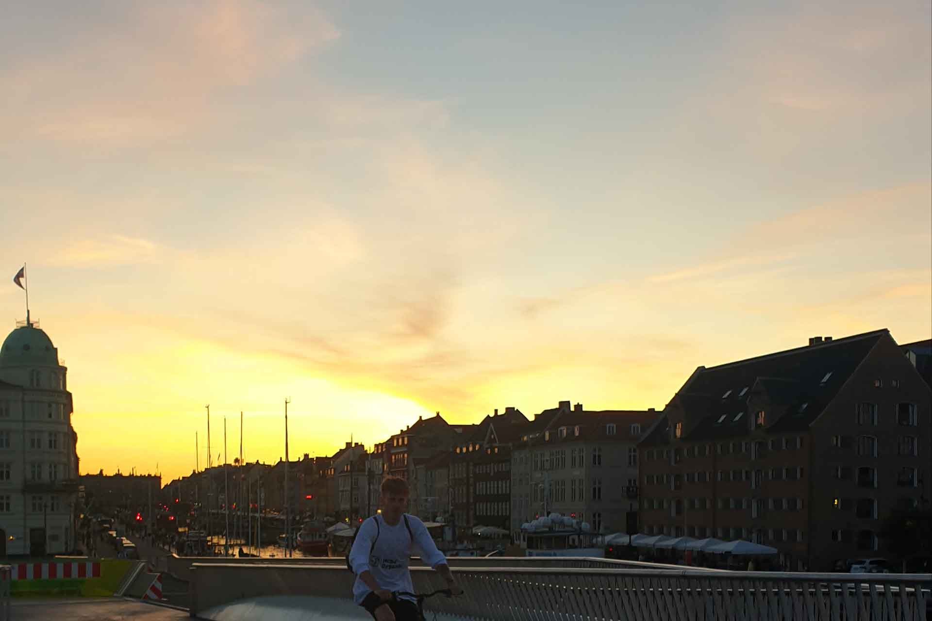 tramonto a copenaghen