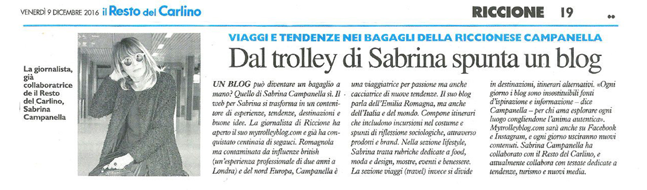 sabrina campanella my trolley blog