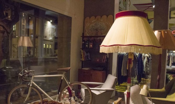 bicicletta e arredamento vintage